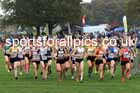 Girls Under-15s relay, 2025 Northern Cross Country Relays, Graves Park, Sheffield. Photo: David T. Hewitson/Sports for All Pics